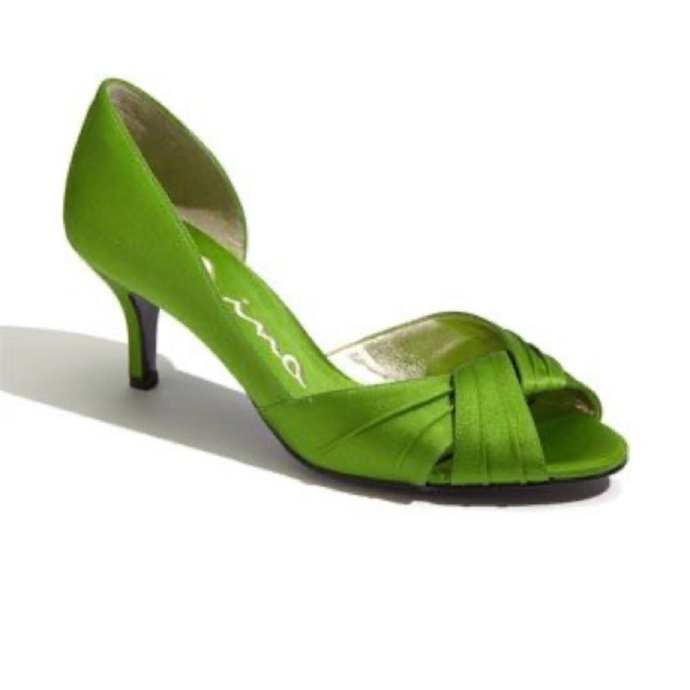 LIKE NEW w/box Nina Shoes Culver Sz 8.5 in Green Apple